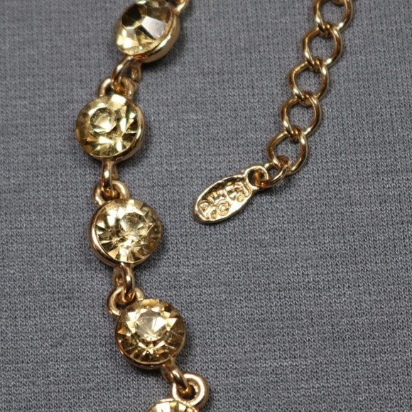 rhinestone statement necklace POFJ - Picture 5 of 5